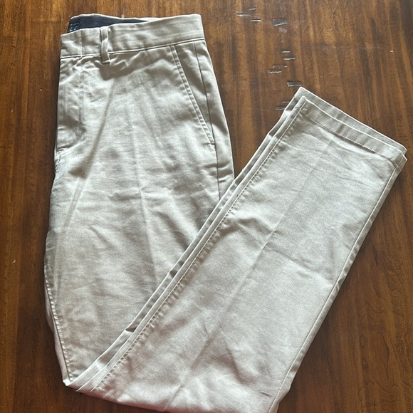 J. Crew 770 Straight fit tech oxford pant BX186 33/32 Khaki - Picture 5 of 9